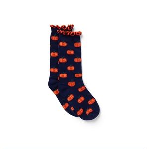 Janie and Jack Pumpkin Sock